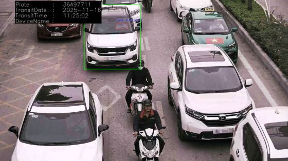 Ảnh của Camera AI ở Thanh Hóa ‘bắt lỗi’ hàng trăm tài xế ô tô không thắt dây an toàn